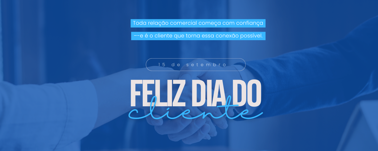 Post Instagram Feliz Dia do Cliente(1250 x 500 px)
